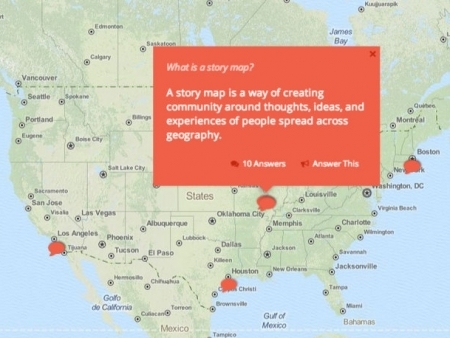 Click here to see a larger image of the story map for young adults